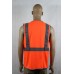 60535# Zipper thin vest with pockets